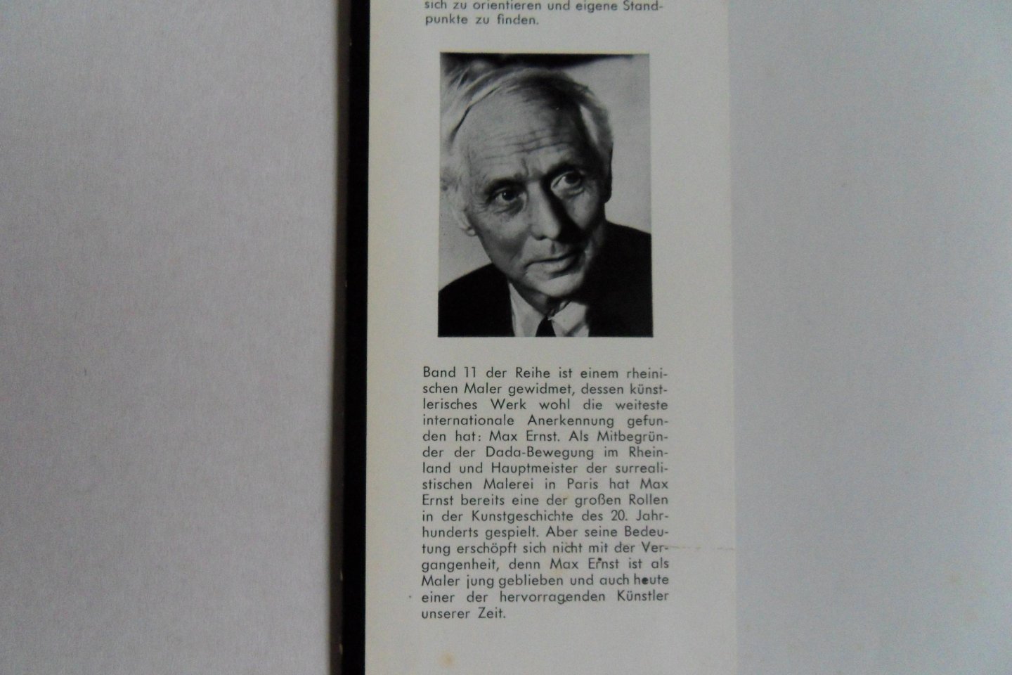 Trier, Eduard. - Max Ernst. - Deel 11 in de serie "Monographien zur blidenden Kunst unserer Zeit".