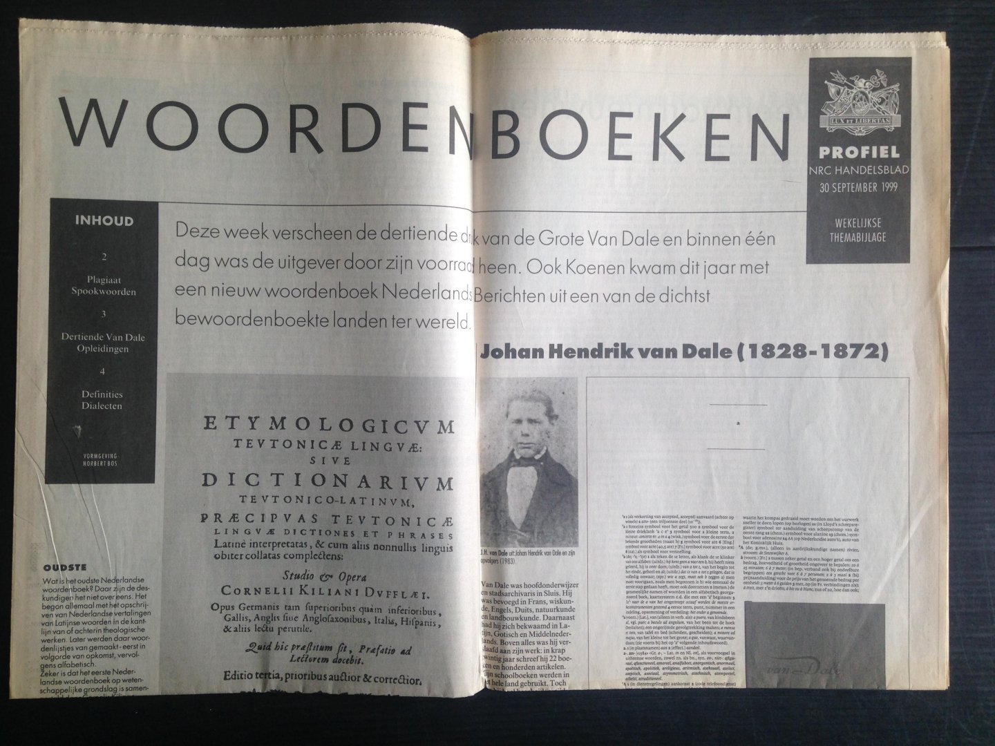NRC, Themabijlage - Woordenboeken