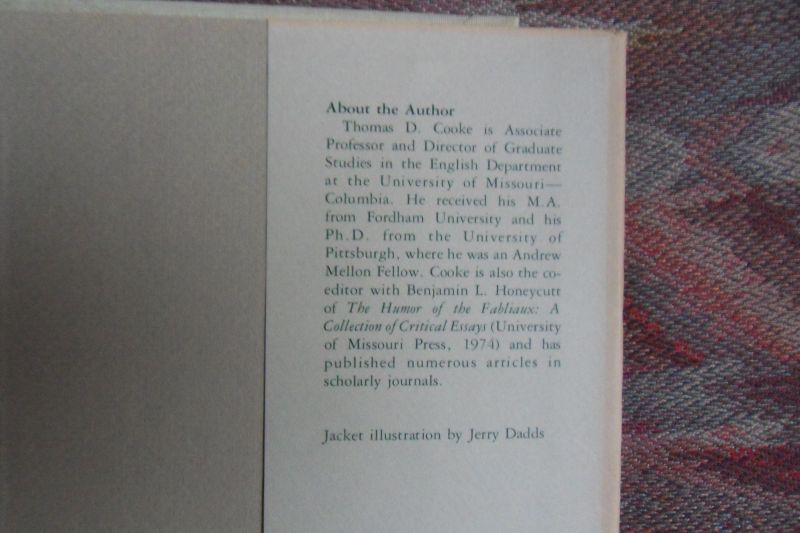 Cooke, Thomas D. - The Old French and Chaucerian Fabliaux. - A Study of their Comic Climax.