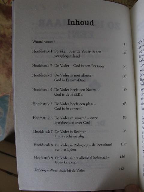 Kater, Ds. M.J. - Zo is er maar Een ! Wie God is en welke beelden wij van Hem hebben