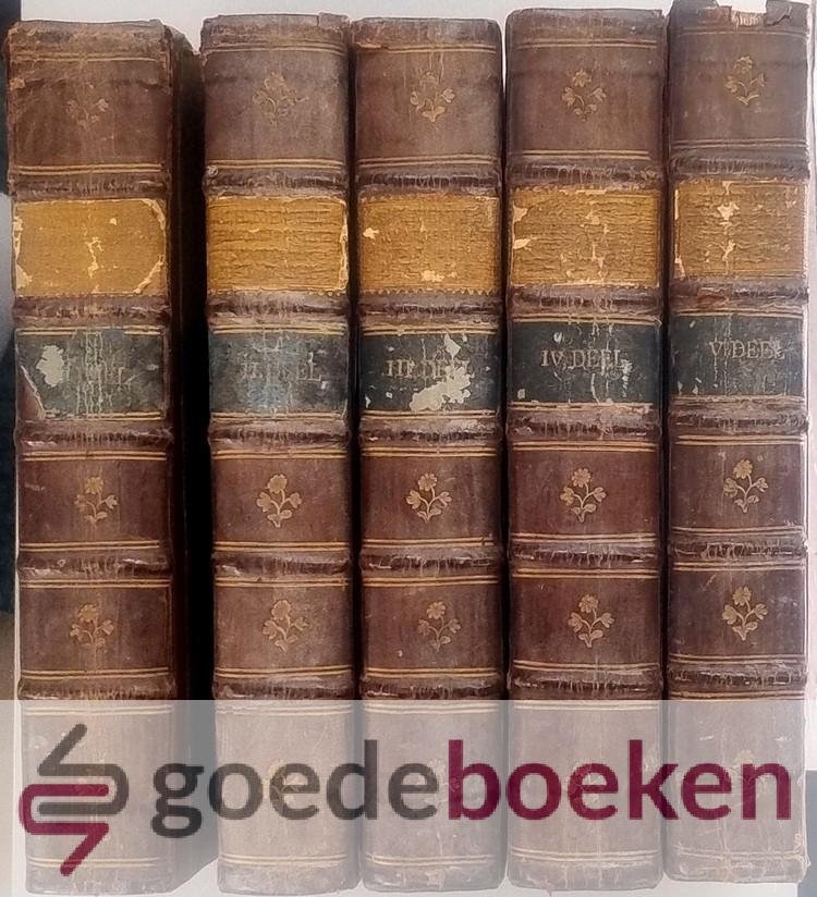 Niemeijer, Aug. Herm. - De Charakterkunde van de Bijbel, set 5 delen compleet