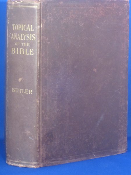 Butler - Topical analysis of the Bible