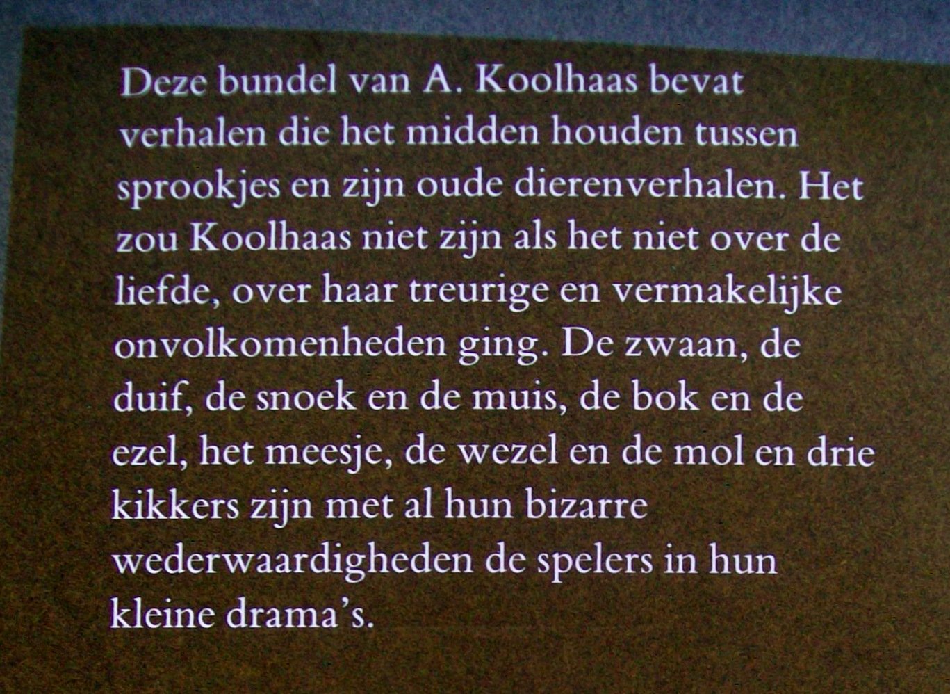 Koolhaas, A. - Liefdes tredmolen