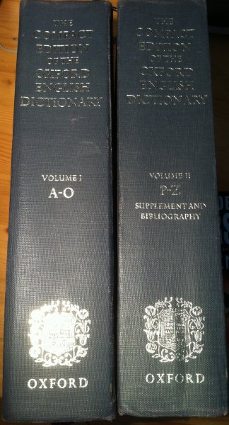 Oxford Dictionary - Compact Edition of the Oxford English Dictionary