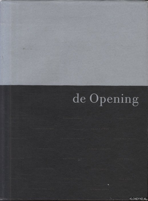 Asseldonk, W. van (a.o.). - De opening