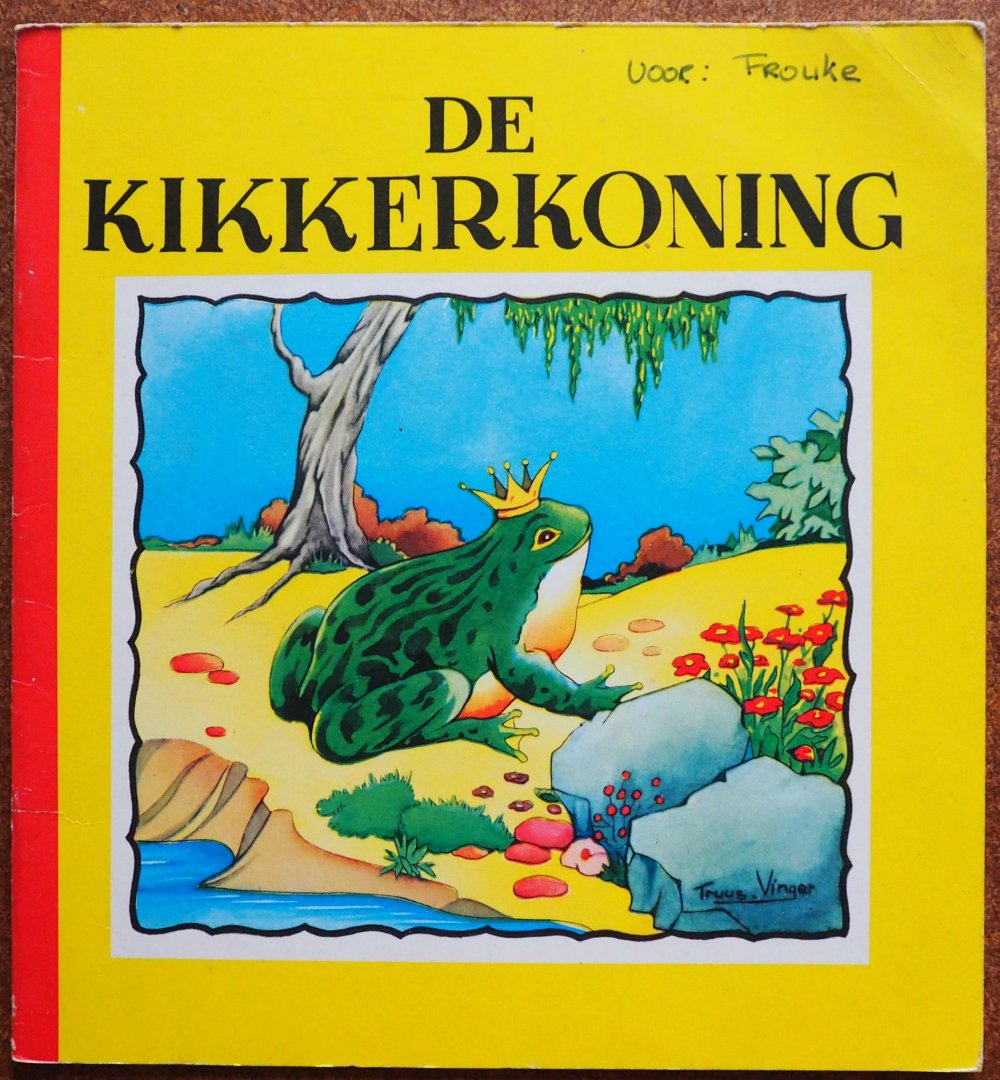 Vinger Truus illustraties - De kikkerkoning