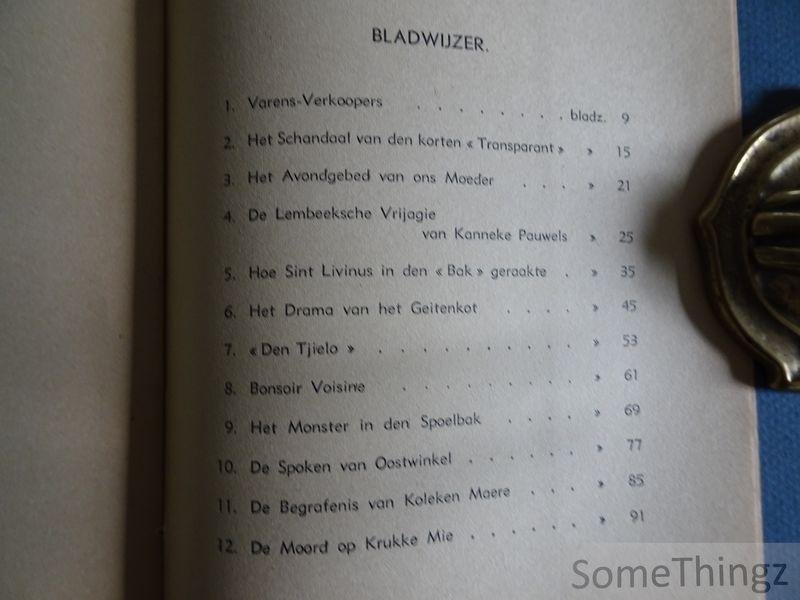 Vigoureux, Gustaaf en Bonnevalle, Oscar [ill.] - Vlaamsche folklore - vertellingen. Teekeningen van Oscar Bonnevalle.