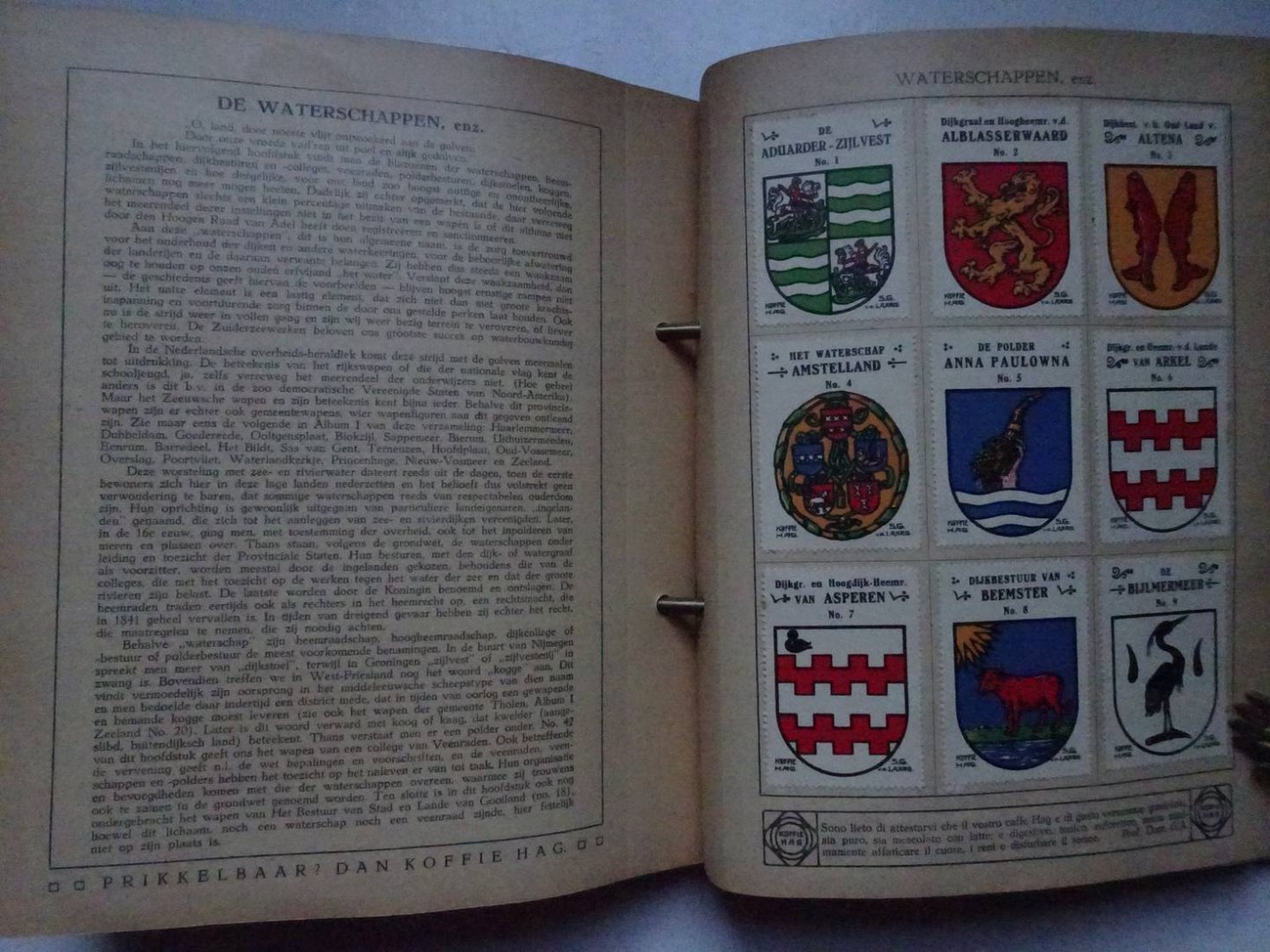 Laars, S.G. van der. - Nederlandsche heraldiek. Album II: Voormalige gemeenten, heerlijkheden, waterschappen en historische geslachten.