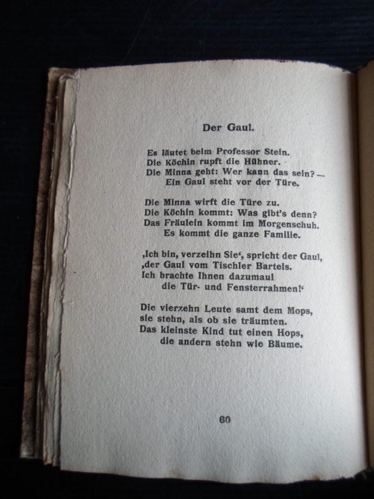 Morgenstern, Christian - Galgenlieder, Nebst dem ‘Gingganz’