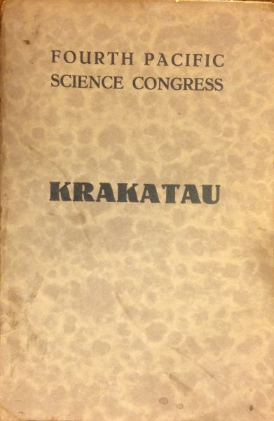 Stehn, Dr. Ch E., Docters van Leeuwen en K.W. Dammerman - Krakatau the Geology and Volcanism of the Krakatau Group. Part 2; krakatau's New Flora,  by Docters van Leeuwen. Part 3;krakatau's new fauna, by Dr. K.W.  Dammerman