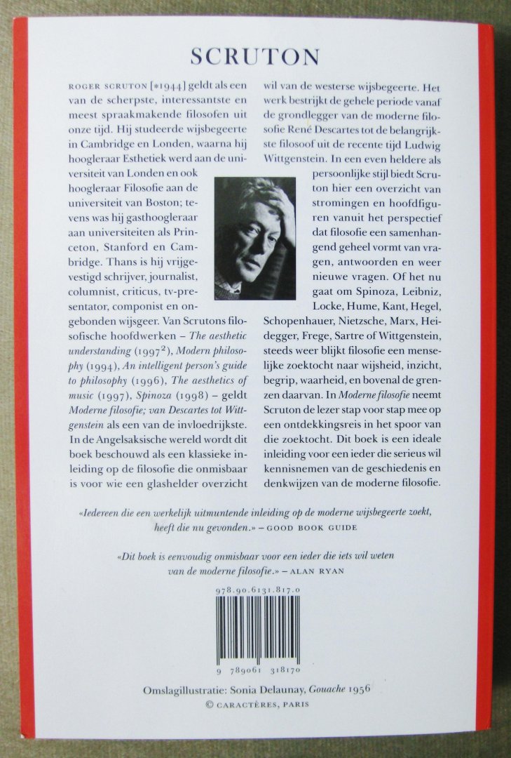 Scruton, Roger - Moderne filosofie  -  Van Descartes tot Wittgenstein