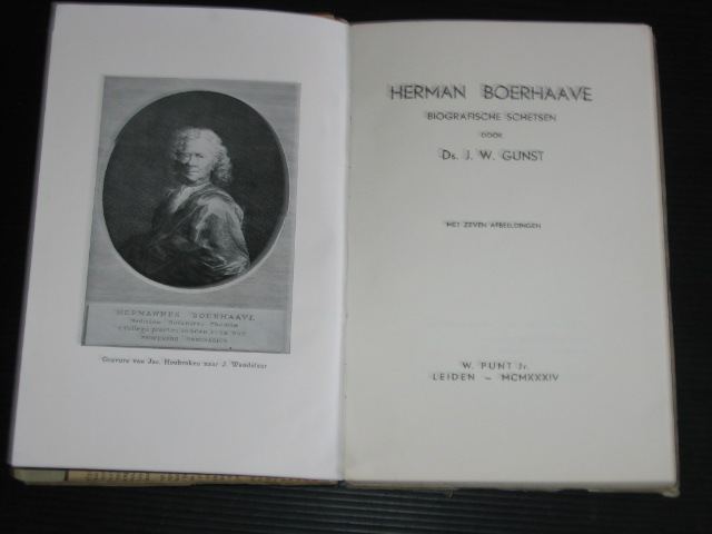 Gunst, Dr.J.W. - Herman Boerhaave, Biografische schetsen