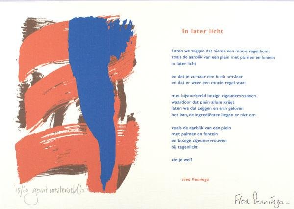 Penninga, Fred. - In later licht.