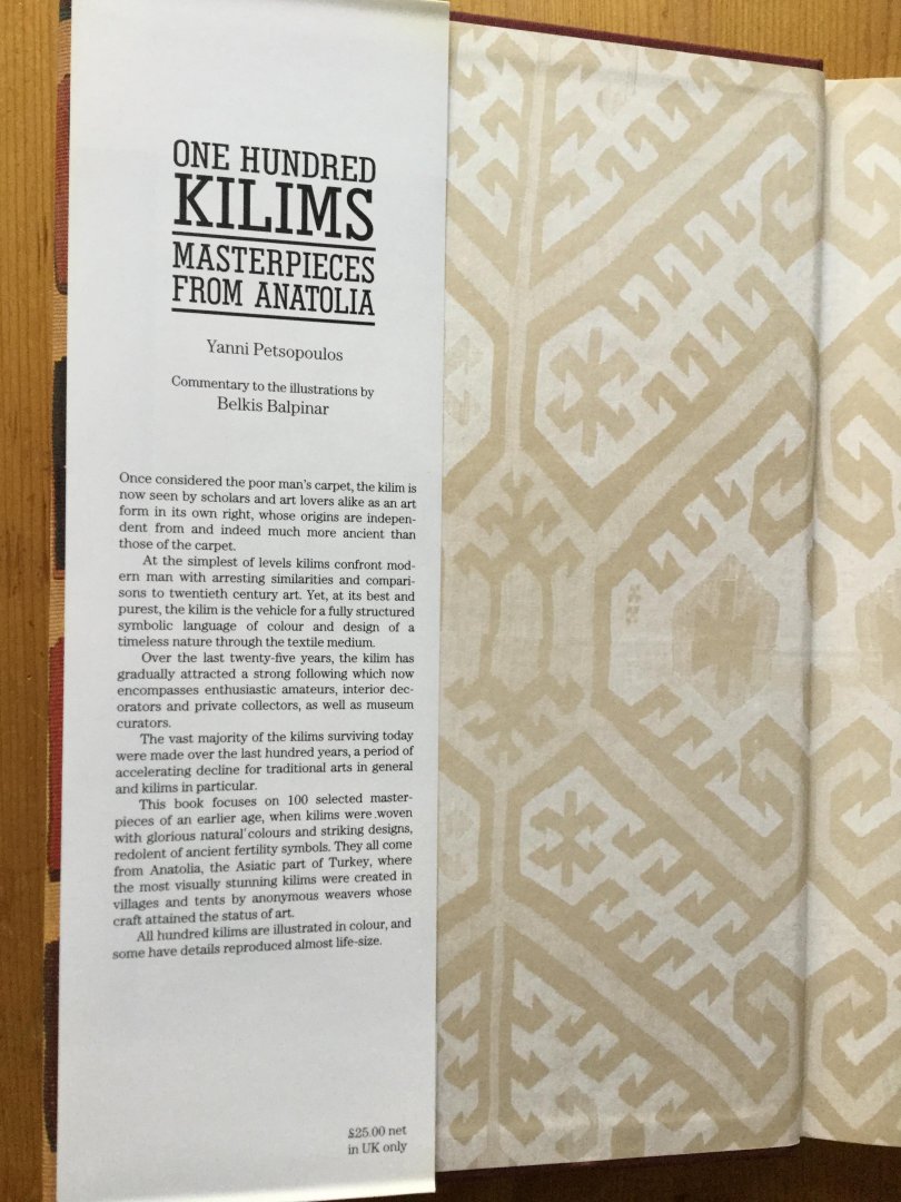 Petsopoulos, Yanni - 100 Kilims: Masterpieces from Anatolia