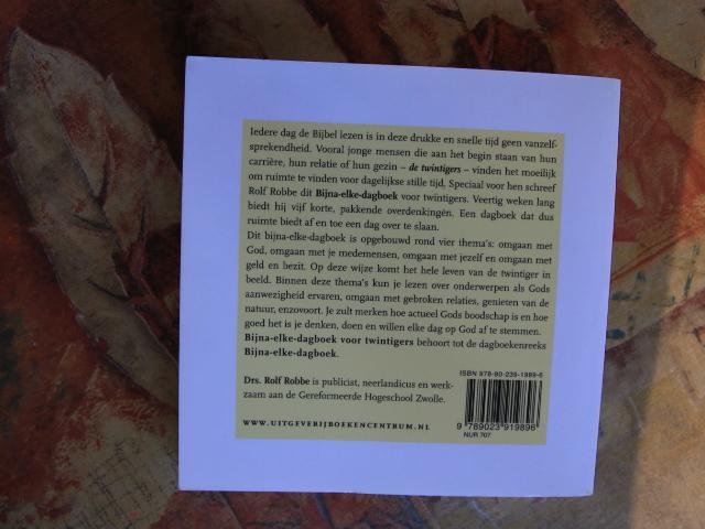 Robbe, Rolf - Bijna - elke - dagboek voor twintigers & voor echtparen / nu 1,49 per stuk