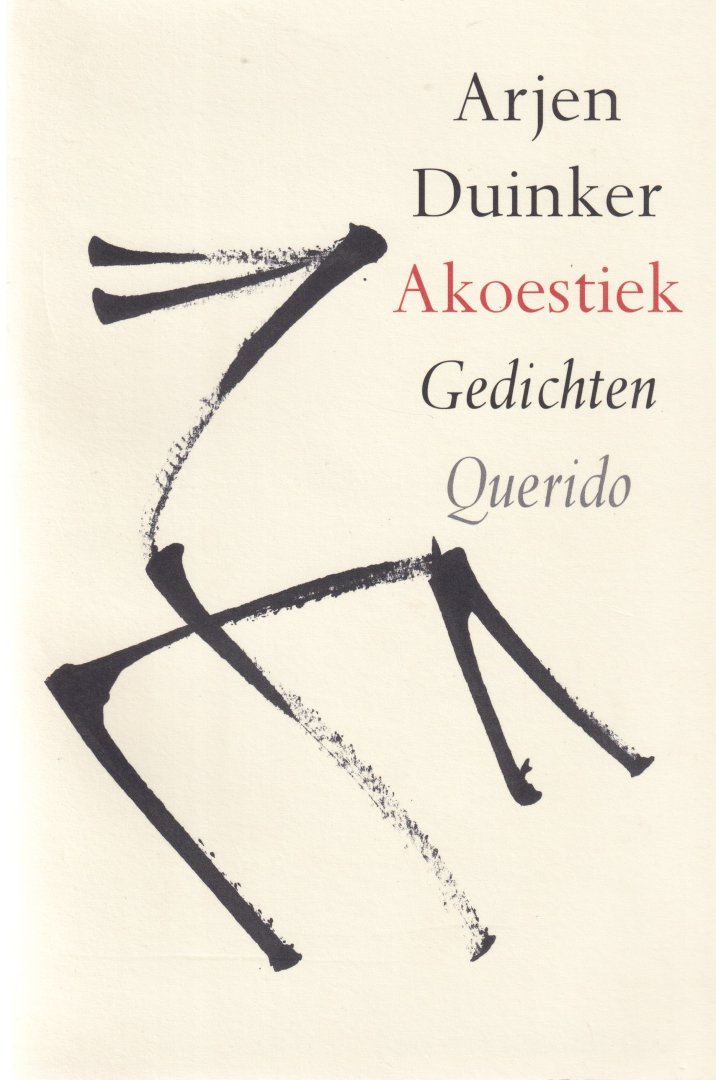 Duinker, Arjen - Akoestiek. Gedichten voor twee stemmen