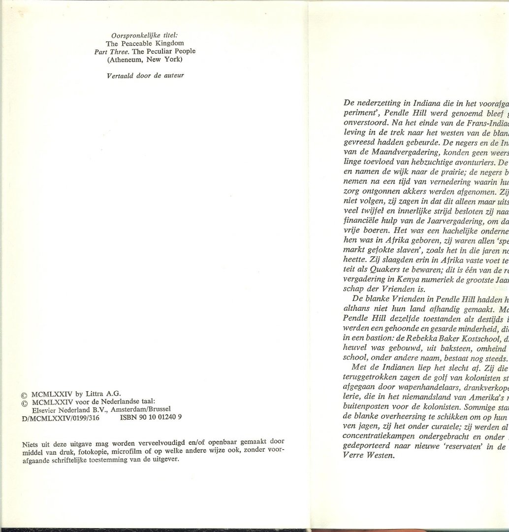 Hartog, Jan de - Het Uitverkoren Volk