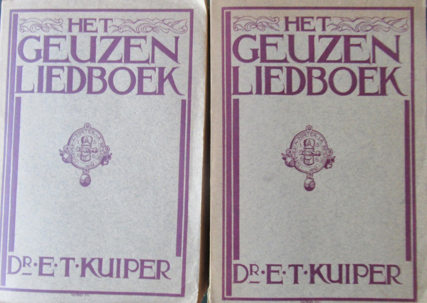 Kuiper, E.T. Dr. - Het Geuzenliedboek. 2 delen