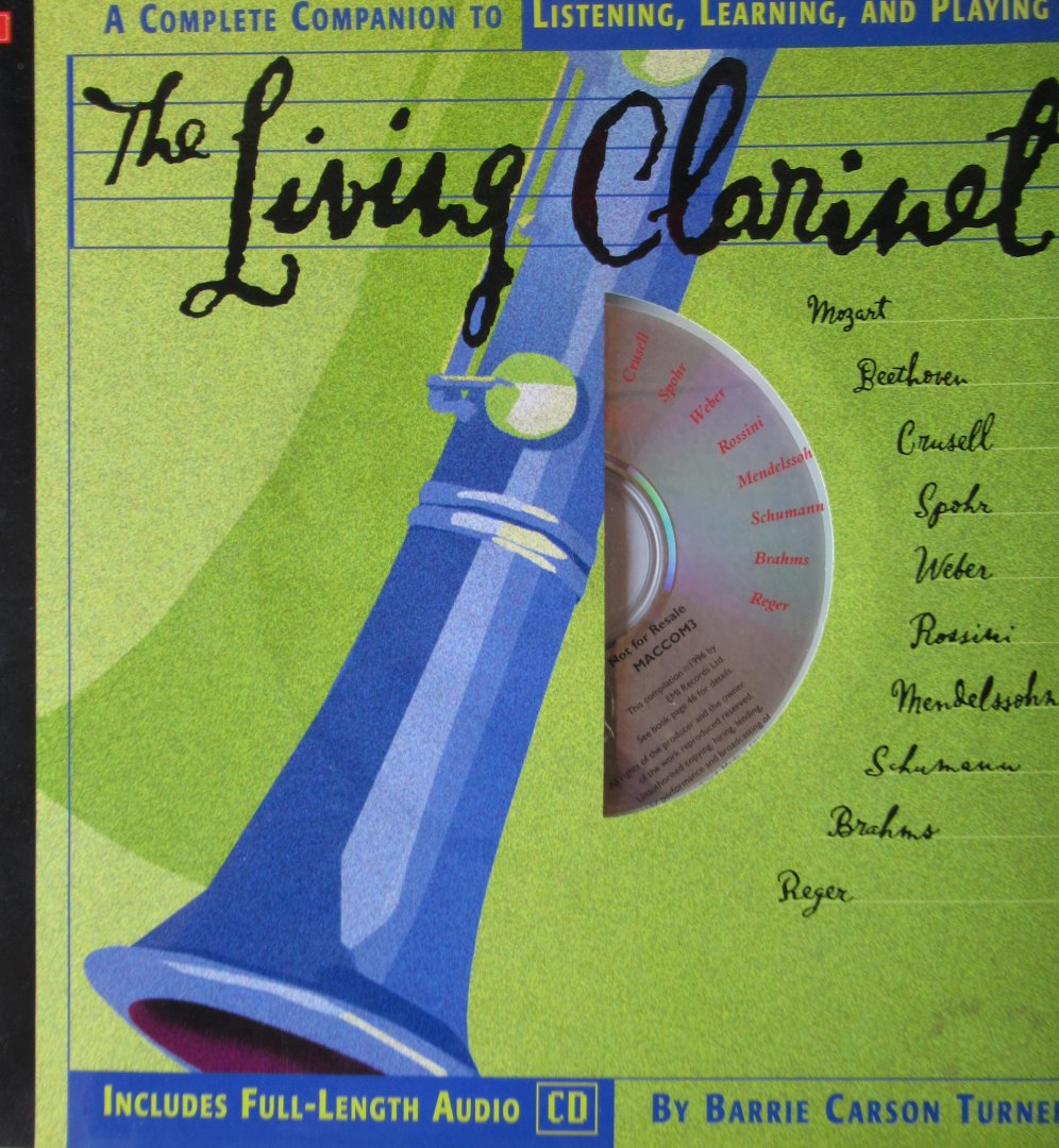 CarsonTurner, Barrie - The living clarinet