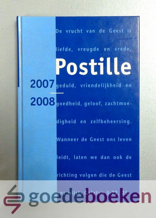 Kerk en Prediking (redactie), - Postille 2007 - 2008 --- Postille nr. 59
