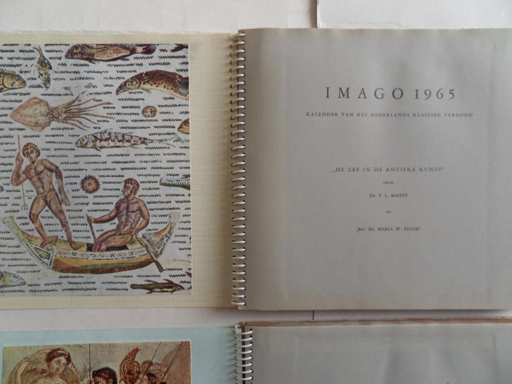Bastet, dr. F.L.; Stoop, Jkvr. dr. Maria W.; e.a. - Imago 1965 - Imago 1966 - Imago 1967 - Imago 1968. - Kalender van het Nederlands Klassiek Verbond. [ 4 aansluitende delen ].