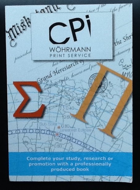 CPi WÖHRMANN Print Service - CPi WÖHRMANN Print Service    Complete your study, research or promotion with a professionally produced book
