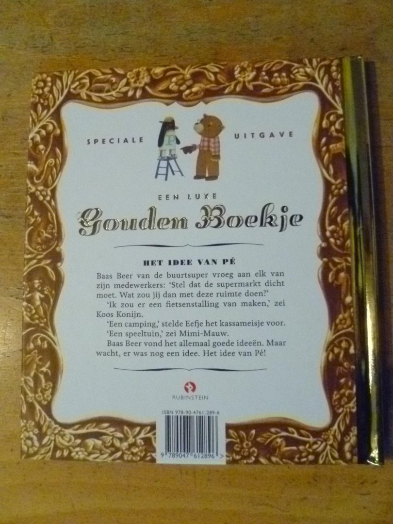 Frans Lasès - Luxe Gouden Boekje 'Het idee van Pé'