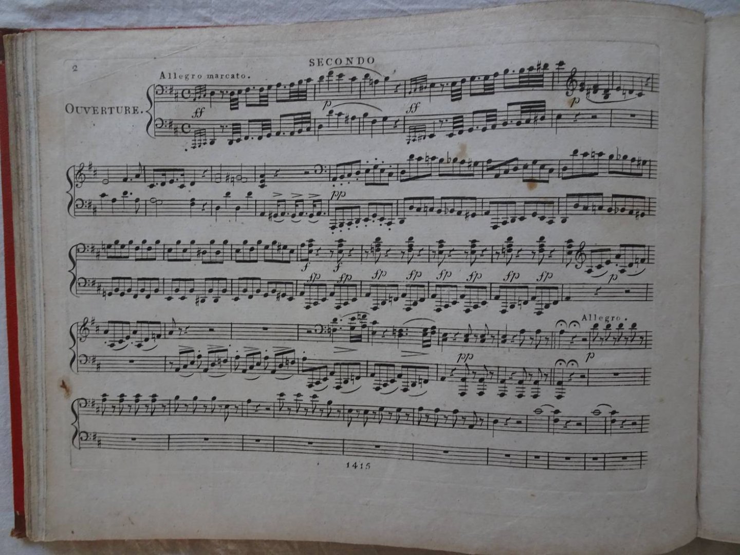 Meyerbeer, Giacomo. - Krönungsmarsch, Walzer, Redowa, Schlittschuhtanz, Galopp für das Pianoforte zu vier Händen. Aus der Oper: der Prophet.