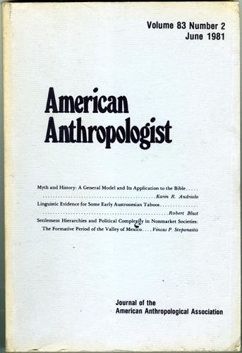  - American Anthropologist vol 83 no 2