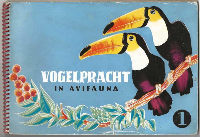 Wigman, A.B. met 12 kleurenfoto's op insteekkaarten van Kees v.d. Burg - Vogelpracht in Avifauna deel 1