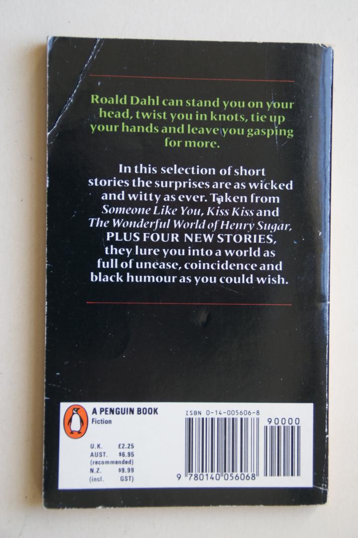 Dahl, Ronald - 2 boeken :  Over To You   &   More Tales Of The Unexpected