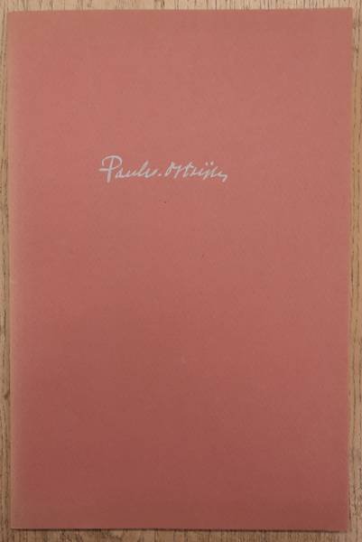 OSTAIJEN, PAUL VAN. - Diergaarde voor kinderen van nu. Facsimile-uitgave van de handschriften verzorgd en verantwoord door Gerrit Borgers.