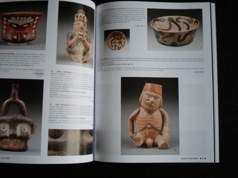 Veilingcatalogus Alain Castor, Laurent Hara, Drouot Paris - Oceanie, Himalaya, Insulinde, Art Aborigene, l'Amerique Precolombienne