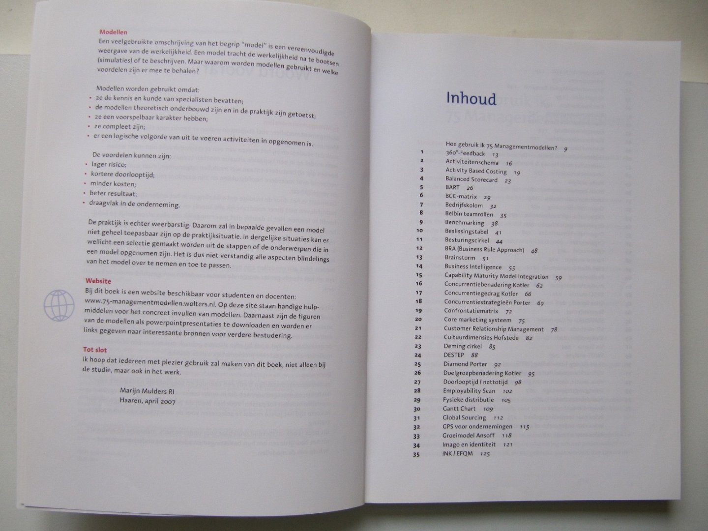 Mulders, Marijn - 75 Managementmodellen