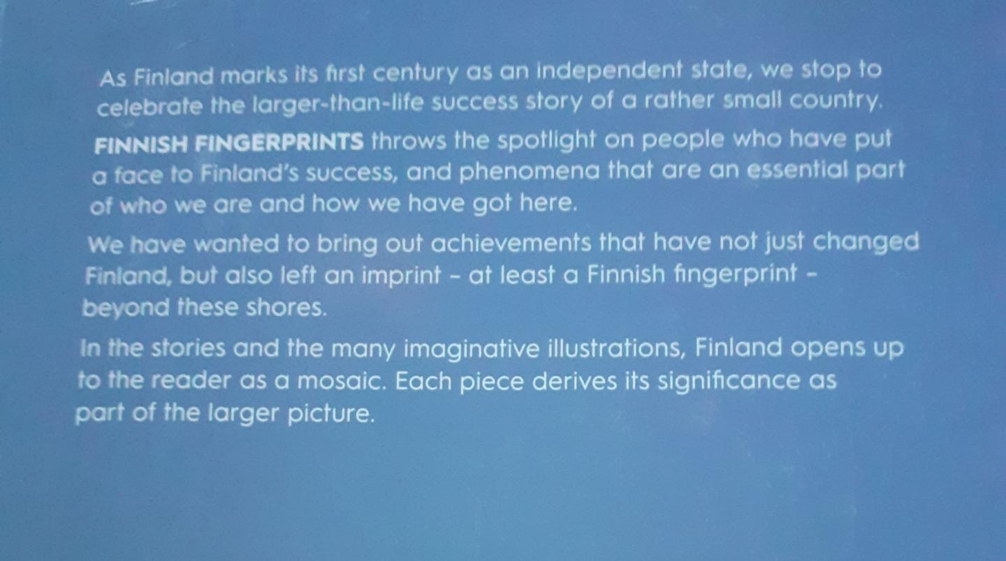 Moore, William - Finnish fingerprints. A hundred years, a hundred stories