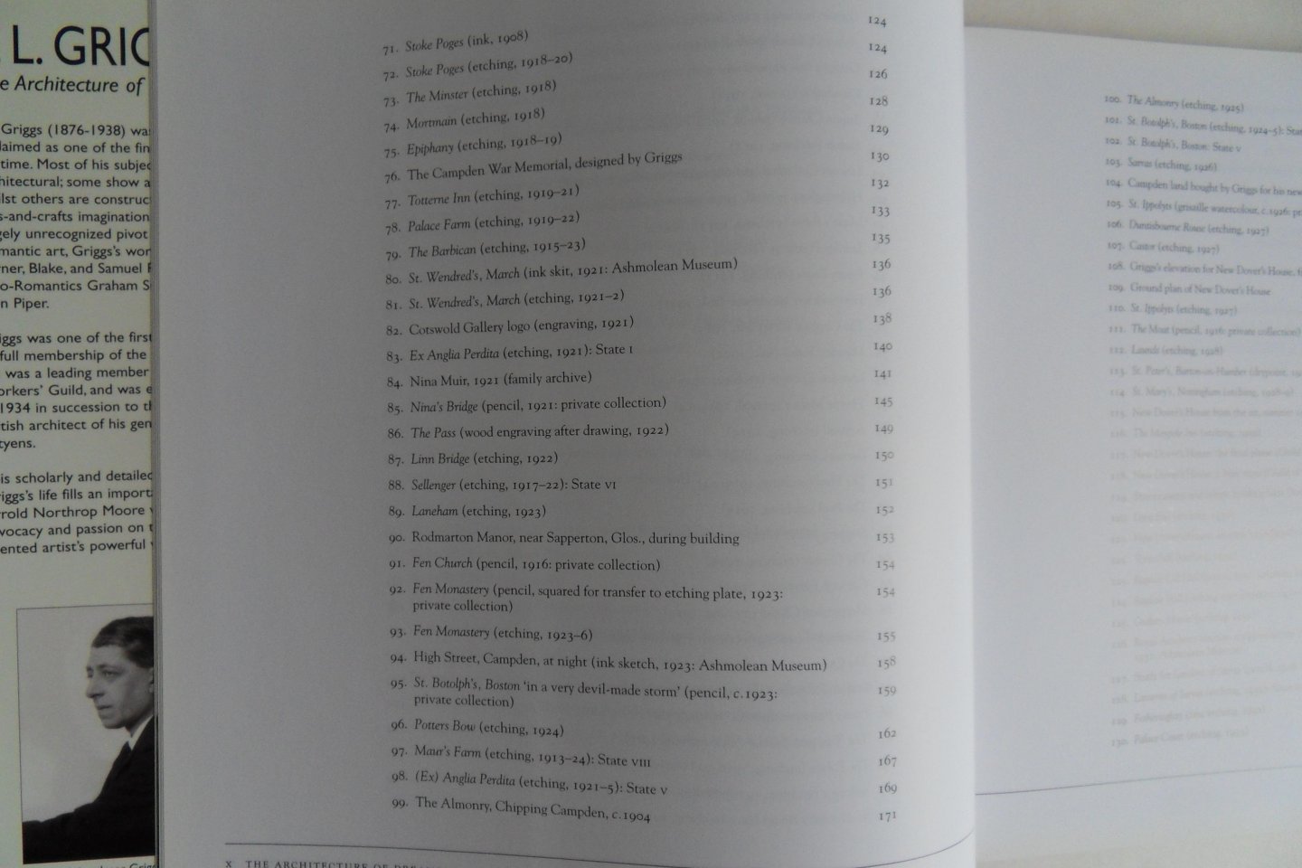 Moore, Jerrold Northrop. - F.L. Griggs (1876-1938). - The Architecture of Dreams. + Catalogue of the Centenary Exhibition.