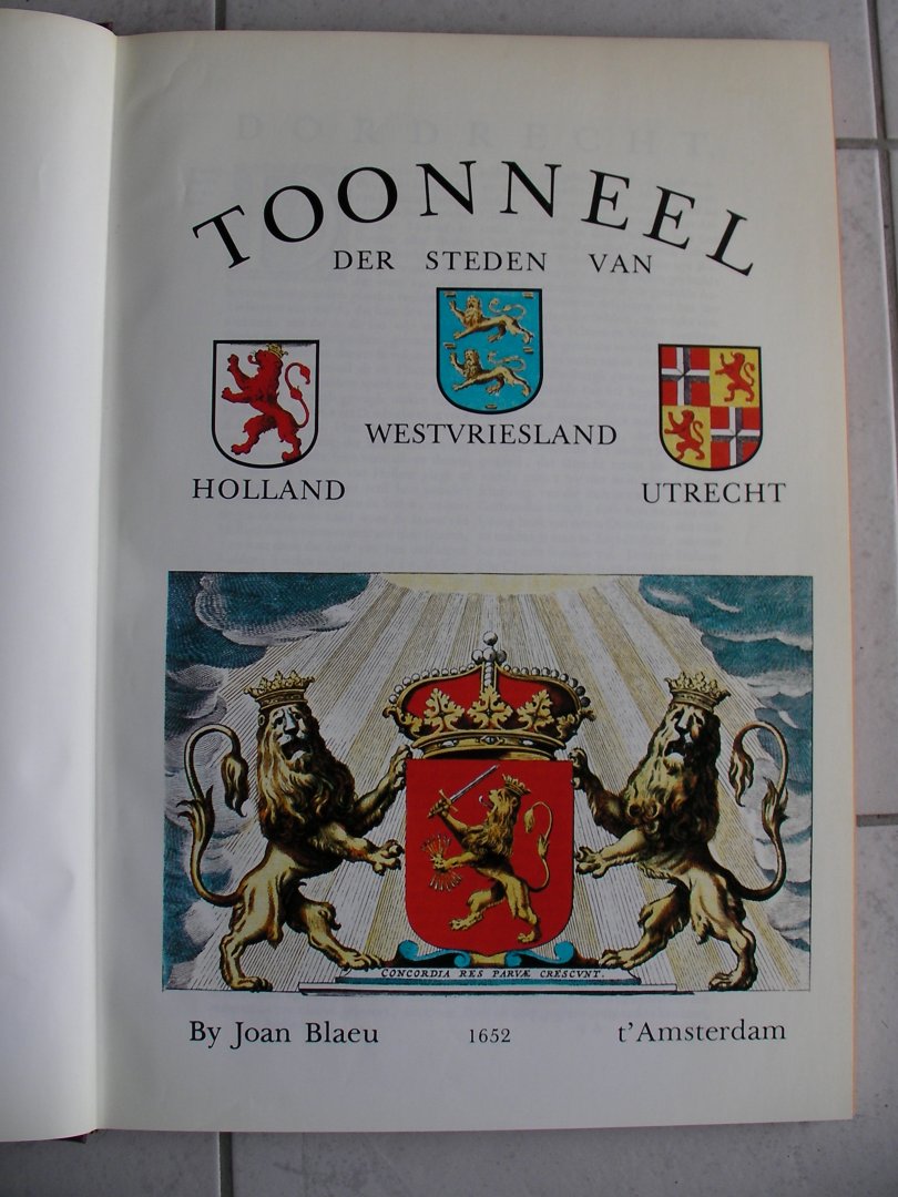 Joan Blaeu - Toonneel der steden van Westvriesland