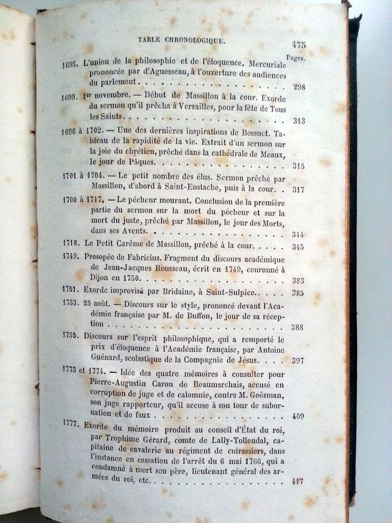 Cahour, Le P. Arsène - Chefs-d'Oeuvre d'Éloquence Française (accompagnés de notes historiques, morales et littéraire)