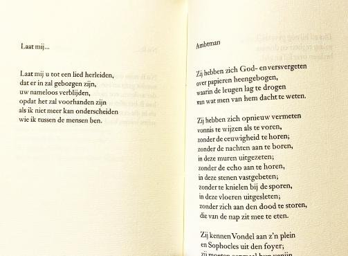 ACHTERBERG, Gerrit - Zeven gedichten.