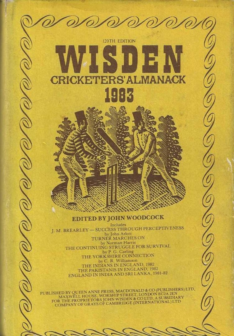 Woodcock, John - Wisden Cricketers' Almanack 1983 -120nd edition