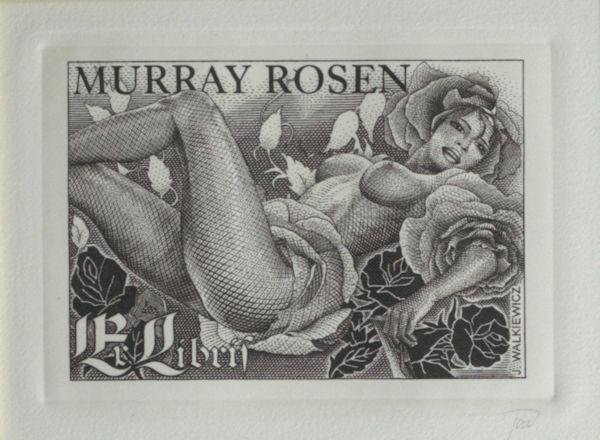 Walkiewicz, Jan. - Exlibris voor Murray Rosen.