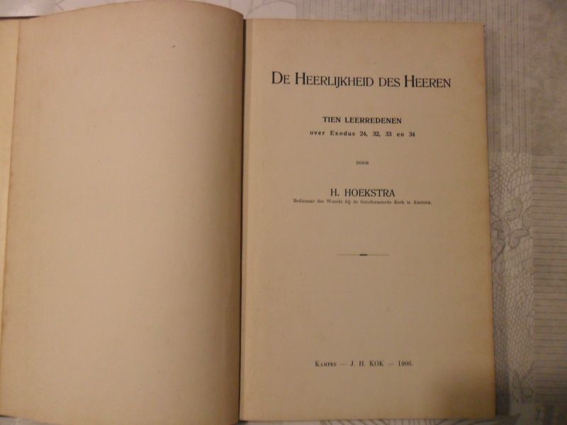 Hoekstra H. - De Heerlijkheid des Heeren