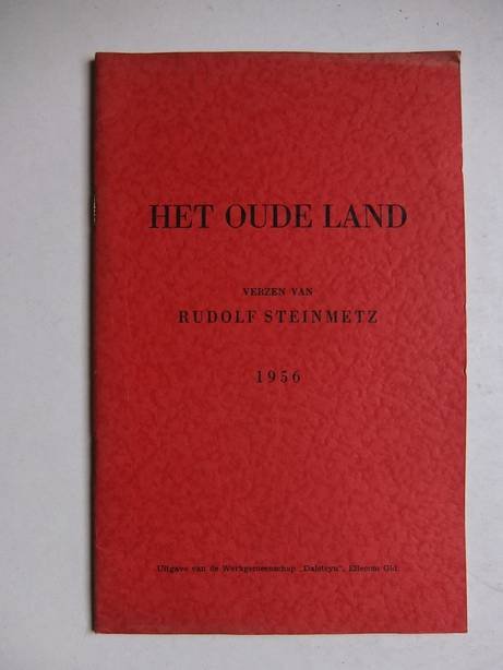 Steinmetz, Rudolf. - Het oude land. Verzen.