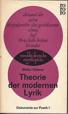 Höllerer, Walter - Theorie der modernen Lyrik. Dokumente zur Poetik I