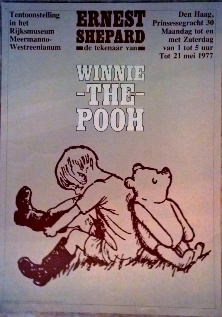 Hoebé, Henk - Staatsdrukkerij (vormgeving) & Rosbeek in Hoensbroek (druk) - Ernest Shepard, de tekenaar van Winnie the Pooh