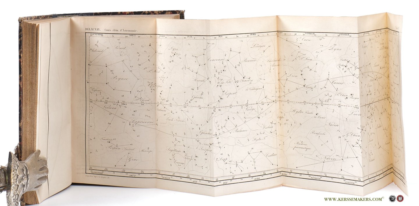 Delaunay, M. Ch. - Cours élémentaire d'Astronomie Concordant avec les articles du Programme officiel pour l'enseignement de la cosmographie dans les lycées. Deuxième edition.