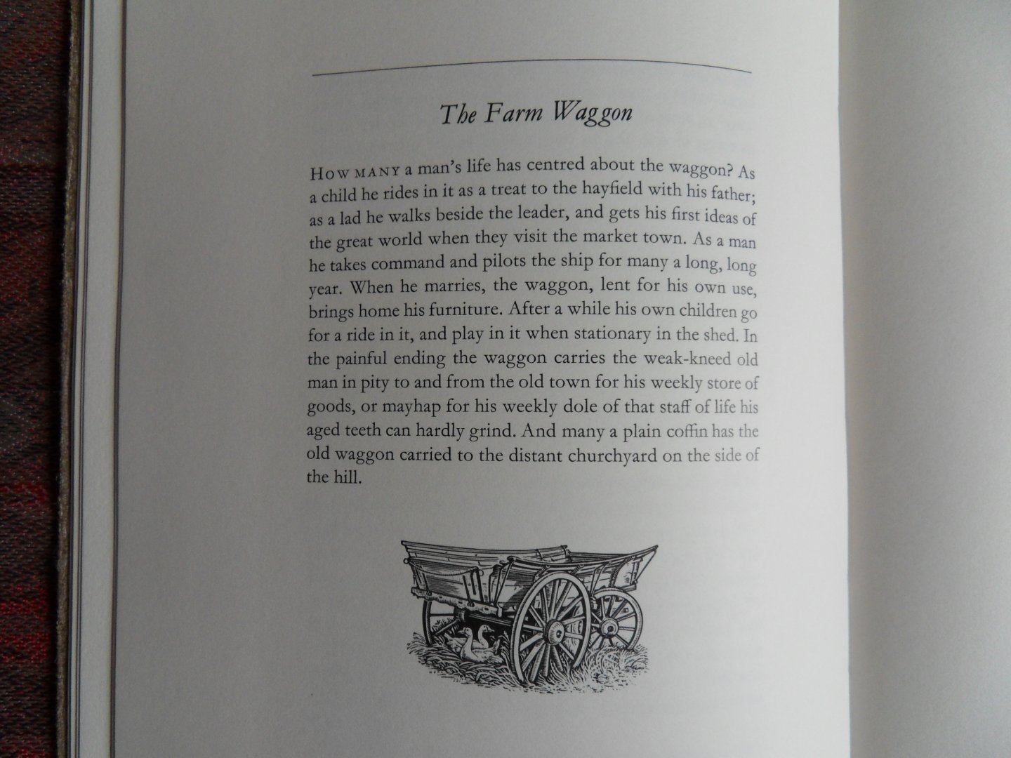 Jefferies, Richard. - Country Vignettes. - Descriptive passages from the writings of Richard Jefferies. - With seven engravings by Anthony Christmas. [Genummerd ex. 49 / 190 ].