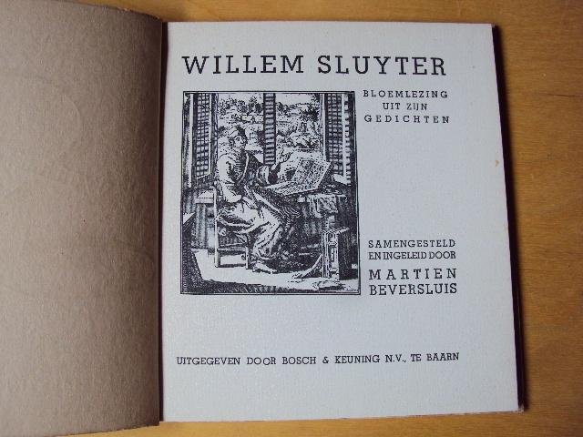 Sluyter, Willem - Bloemlezing uit zijn gedichten