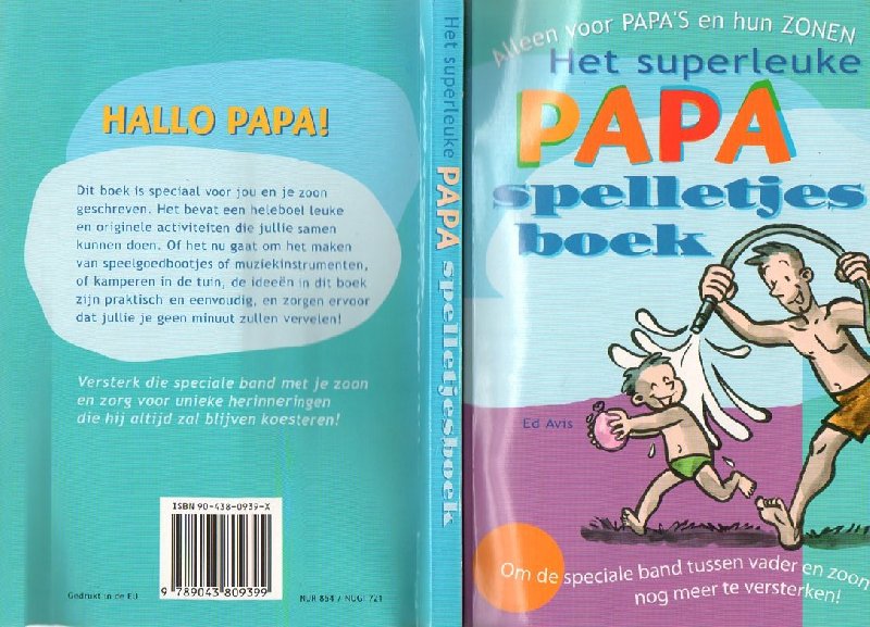 Avis, Ed - Het superleuke PAPA spelletjesboek