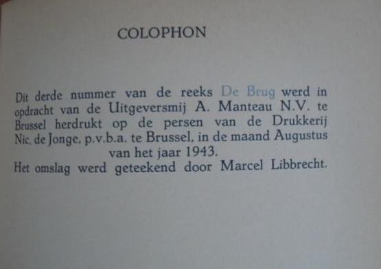 Willem Elsschot - Willem Elsschot - Verzen 2e druk 1943 op 300 exemplaren
